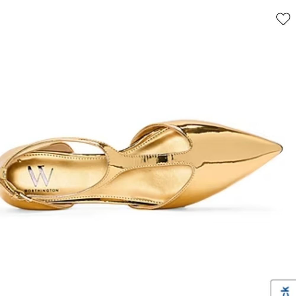 BRAND NEW WORTHINGTON WOR KENDIE D'ORSAY WOMENS POINTED CLOSED TOE BALLET FLATS